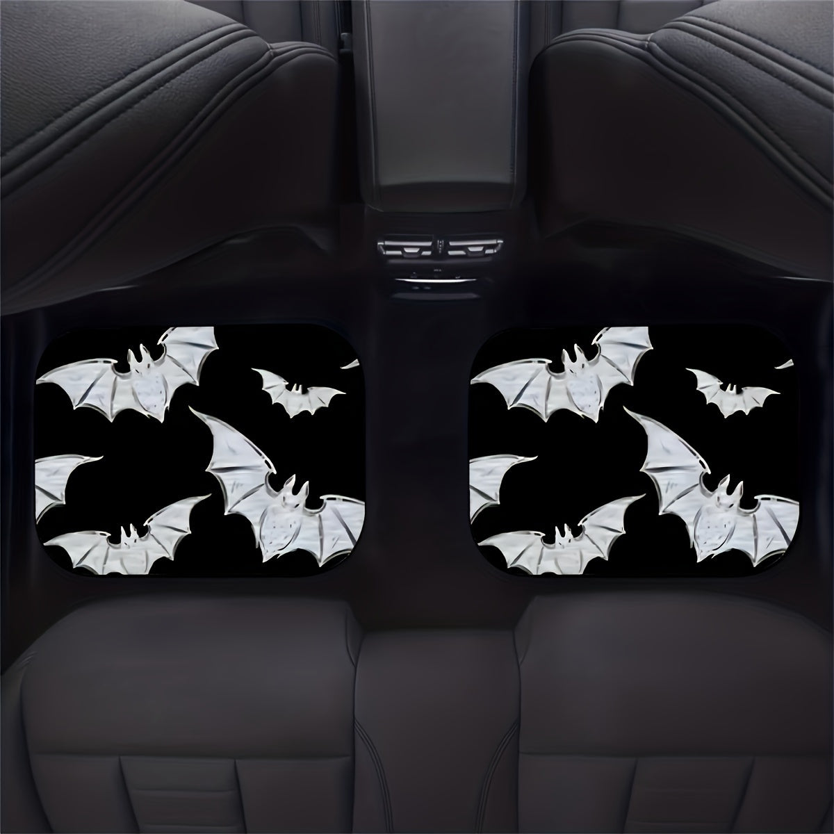 4pcs Bat Pattern Car Floor for Tesla Car Carpet Mats For Model 3 Model Y Protect Your Car Interior Great Gift for Car Enthusiasts