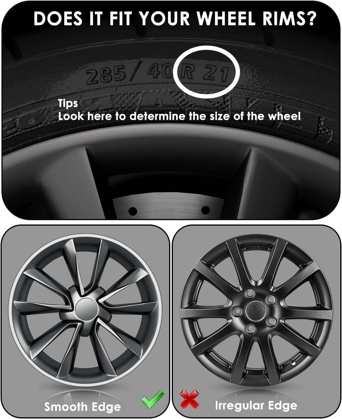 Aluminum Alloy Red Wheel Rim Protector- Fits All Cars (4pcs） Teslauaccessories