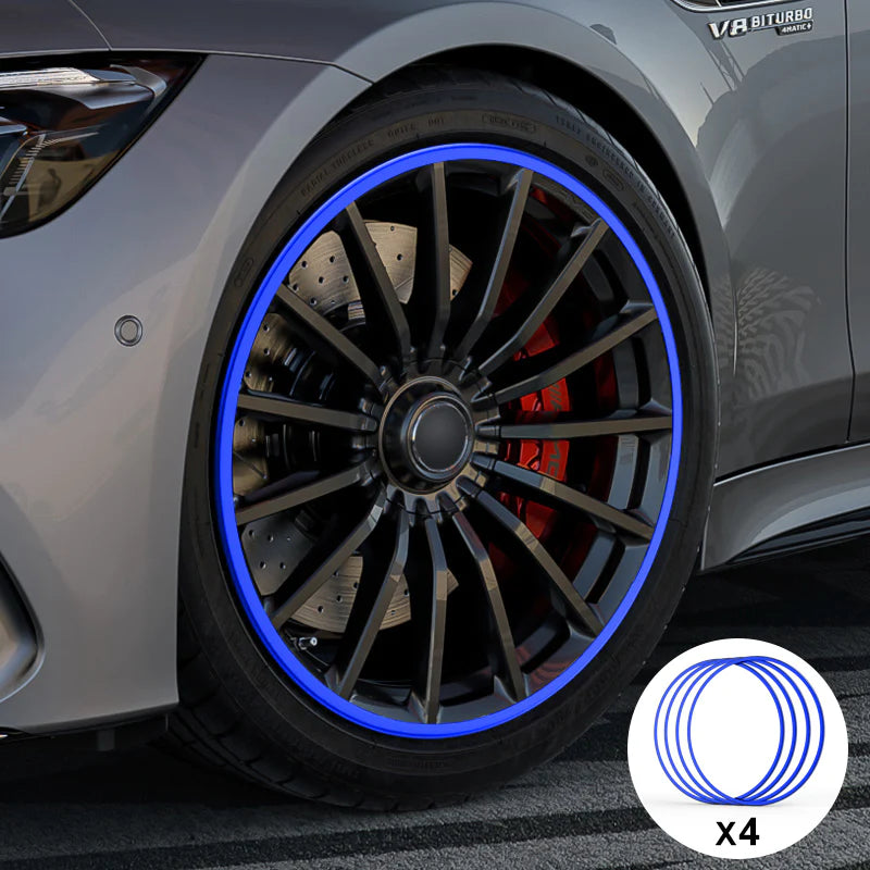 Aluminum Alloy Wheel Rim Protector- Fits All Cars (4pcs） Teslauaccessories