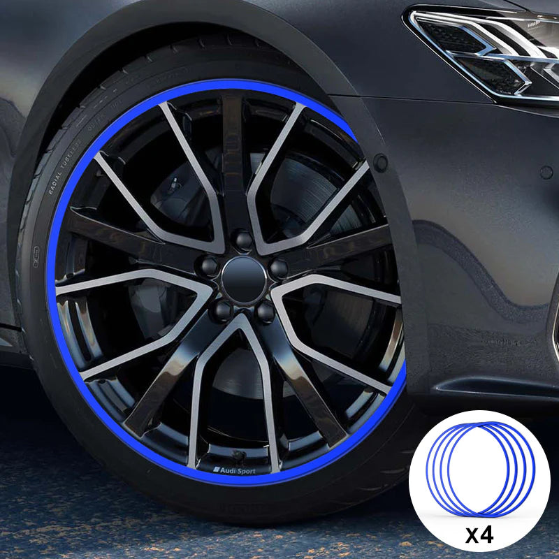 Aluminum Alloy Wheel Rim Protector- Fits All Cars (4pcs） Teslauaccessories