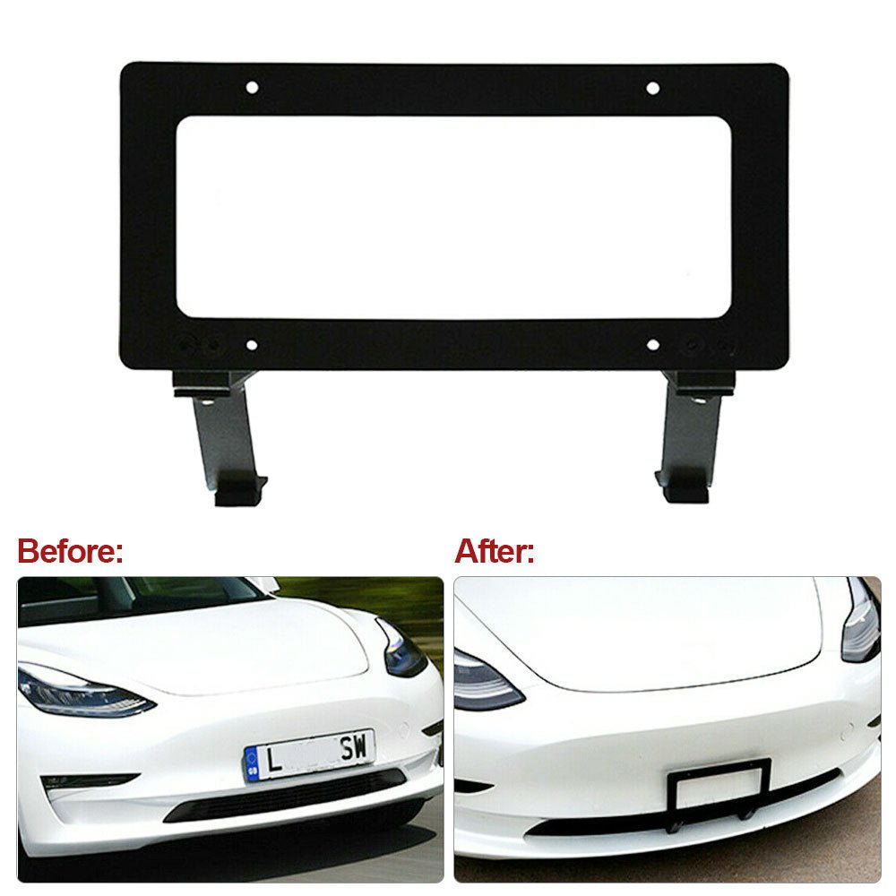 American Standard Metal License Plate Frame for Tesla Model 3 Model Y 2017-2024 Teslauaccessories