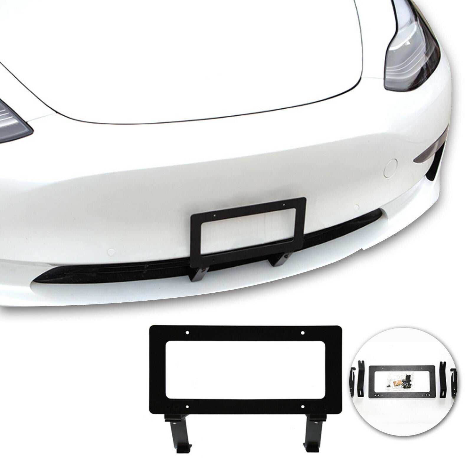 American Standard Metal License Plate Frame for Tesla Model 3 Model Y 2017-2024 Teslauaccessories