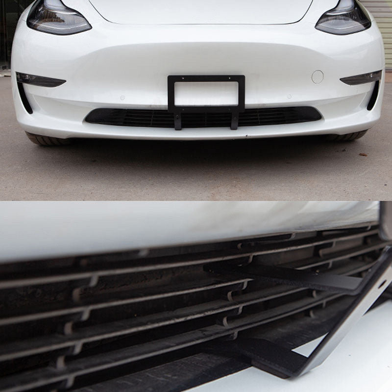 American Standard Metal License Plate Frame for Tesla Model 3 Model Y 2017-2024 Teslauaccessories