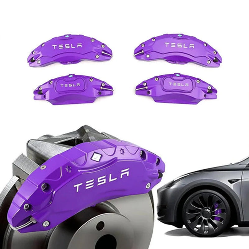 Brake Caliper Covers For Tesla Model S/X(4Pcs) Teslauaccessories