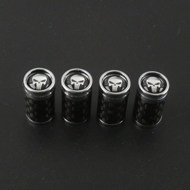 Carbon Fiber Car Wheel Tire Valve Stem Cap For Tesla Model 3/Y/X/S（4pcs） Teslauaccessories