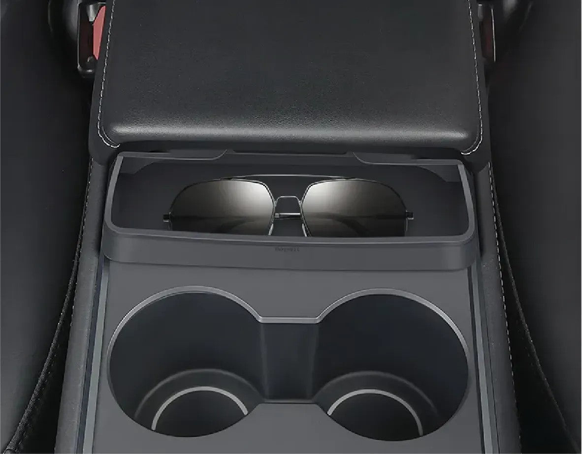 Center Console Organizer Armrest Hidden Storage Box For Tesla Model 3 Y Teslauaccessories