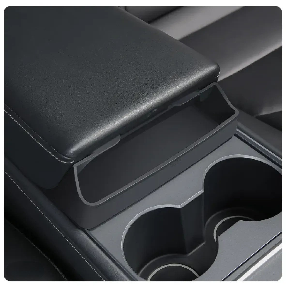 Center Console Organizer Armrest Hidden Storage Box For Tesla Model 3 Y Teslauaccessories