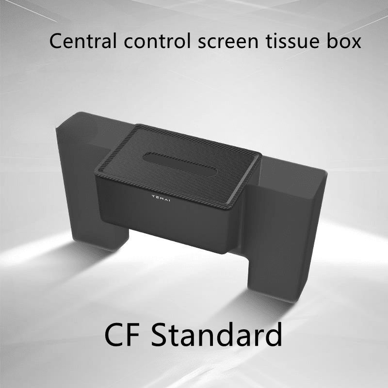 Center Control Tissue Storage Box with Phone Holder for Tesla Model 3 Y Teslauaccessories