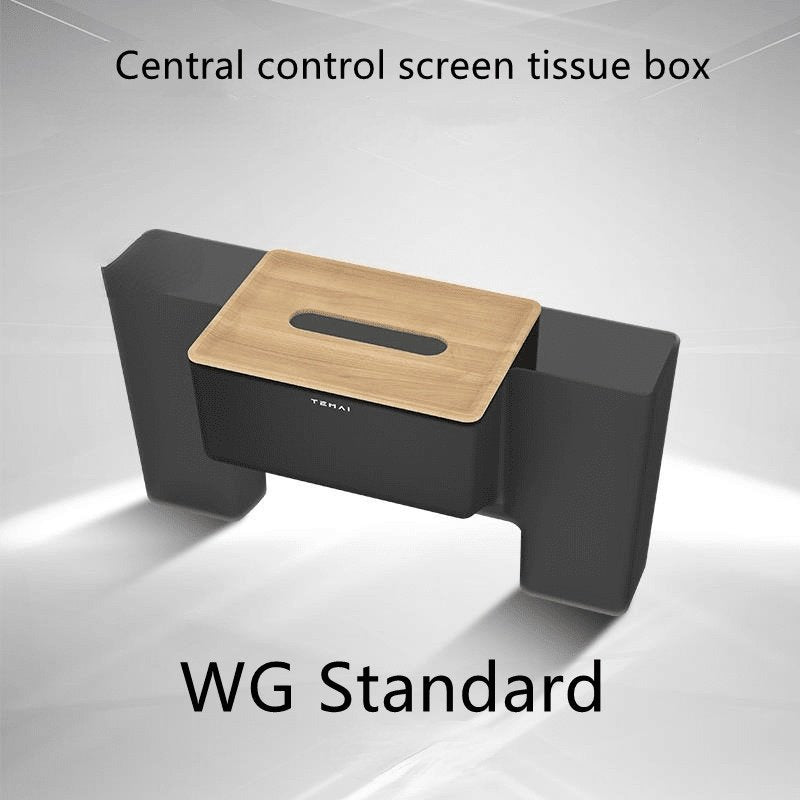 Center Control Tissue Storage Box with Phone Holder for Tesla Model 3 Y Teslauaccessories