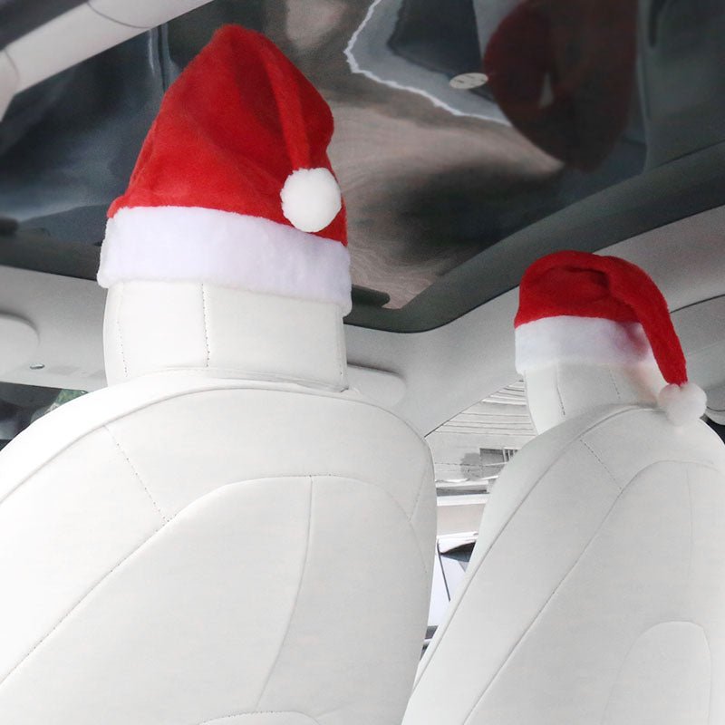 Christmas hat Headrest for Tesla Model 3/S/Y/X Teslauaccessories