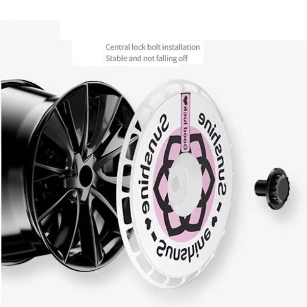 Custom Batman Wheel Hub Cap for Tesla Model 3/Y Teslauaccessories