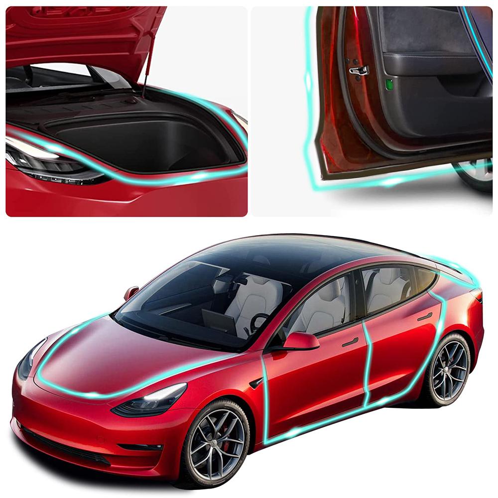 Door sound insulation rubber sealing strips for Tesla model 3/Y Teslauaccessories