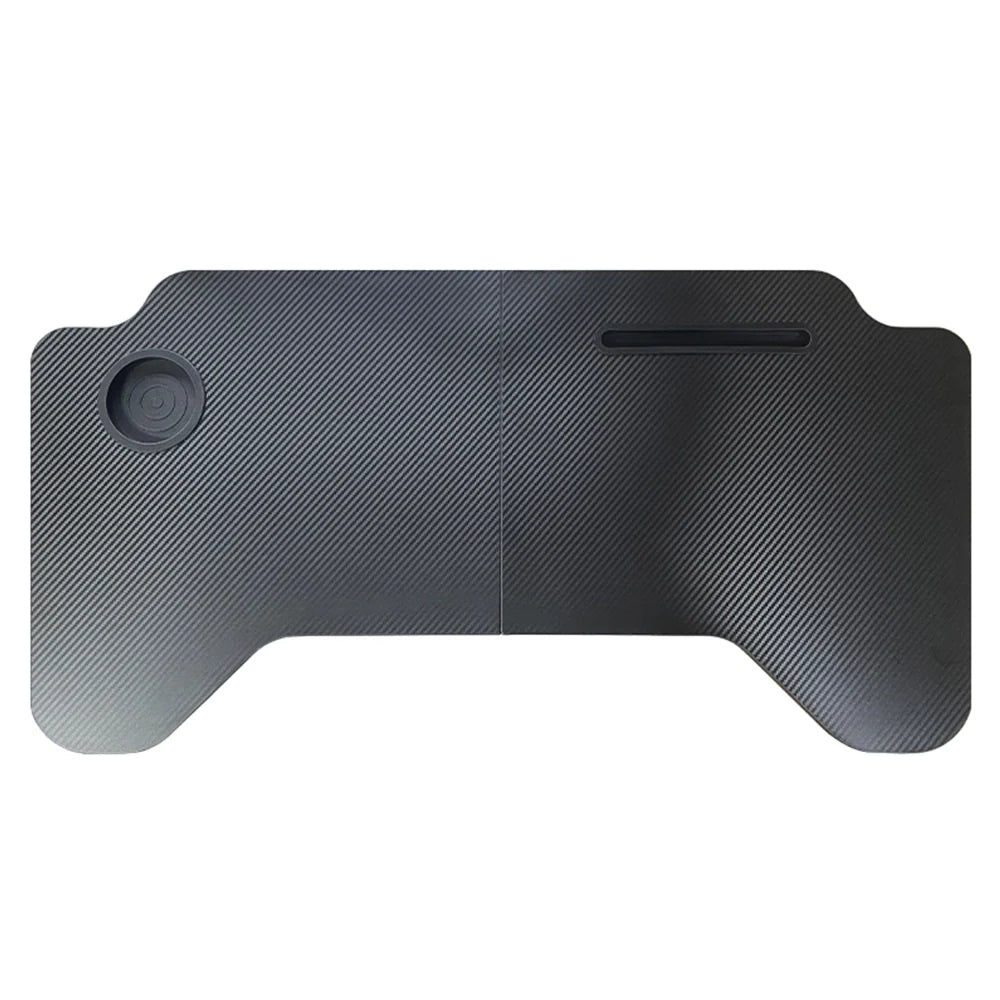 Foldable Carbon Fiber Car Laptop Tray Desk Food Table For Tesla Model 3/Y Teslauaccessories