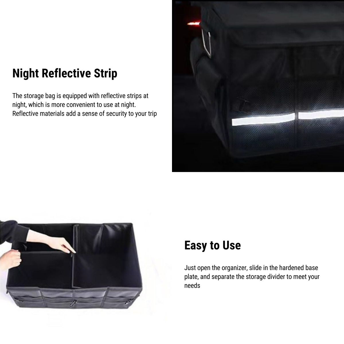 Foldable Storage Box Trunk Storage Box For Tesla Model 3/Y/S/X/Cybertruck Teslauaccessories