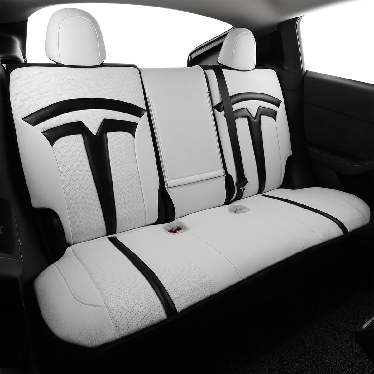 Leather Car Seat Covers for Select Trucks Tesla Cybertruck 2024 Teslauaccessories