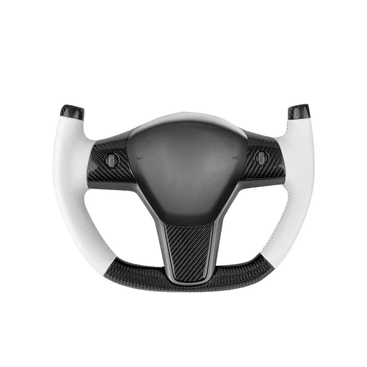 Model 3 / Y Carbon Fiber Yoke Steering Wheel 【Style 3】 Teslauaccessories