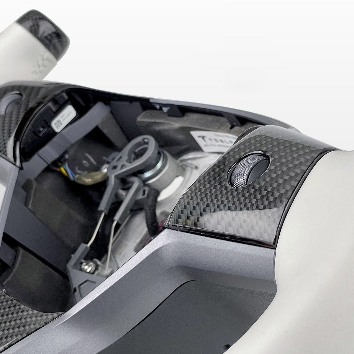 Model 3 / Y Carbon Fiber Yoke Steering Wheel 【Style 3】 Teslauaccessories