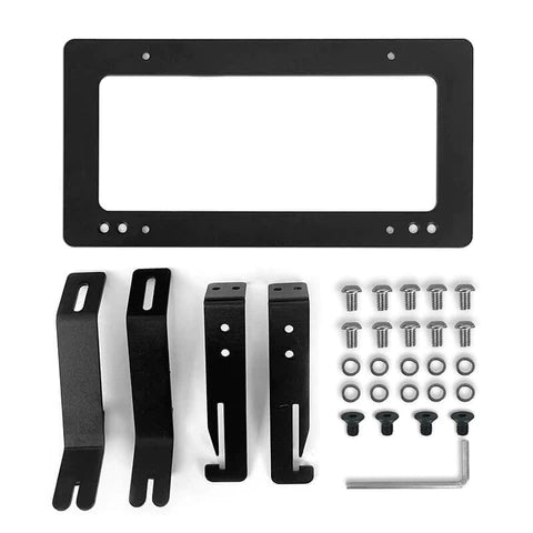 No Drill Front License Plate Frames Covers for Tesla Model 3/Y Teslauaccessories