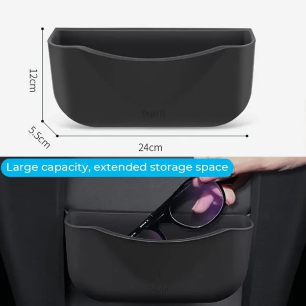 Silicone Sunglasses Holder Storage Box Seat Back Pocket For Tesla Model 3/Y Teslauaccessories