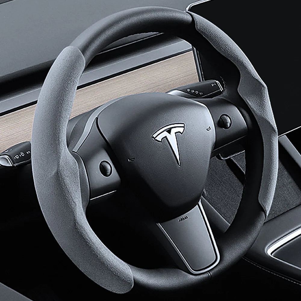 Steering Wheel Cover for Tesla Model 3/Y/3 Highland Teslauaccessories