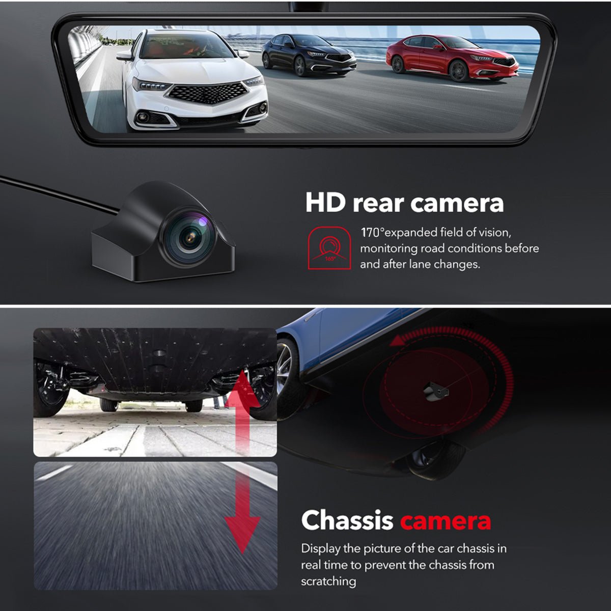 Streaming Rear View Mirror Camera for Tesla Model 3 / Y Teslauaccessories