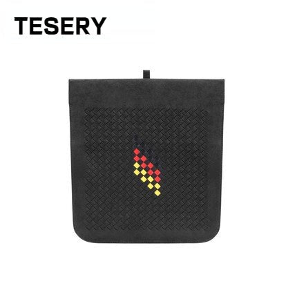 Suede Flap Fur Trash Can Trash Bag For Tesla Model S/3/X/Y Teslauaccessories