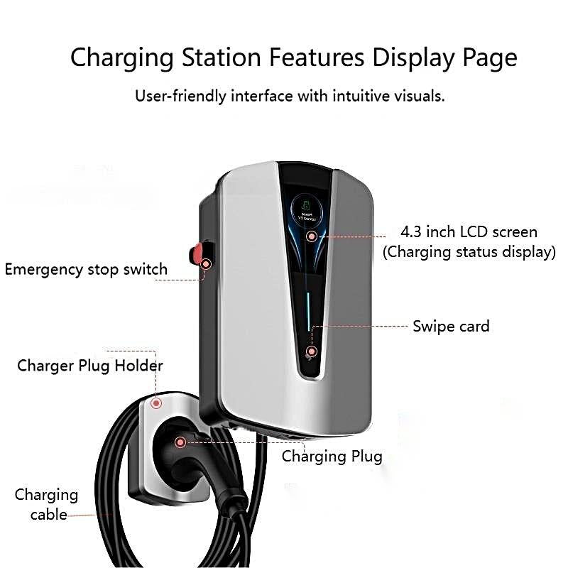 Tesla Level 2 EV Home Charging Station |48A|240V|NEMA 14-50/Hardwire |25ft Teslauaccessories