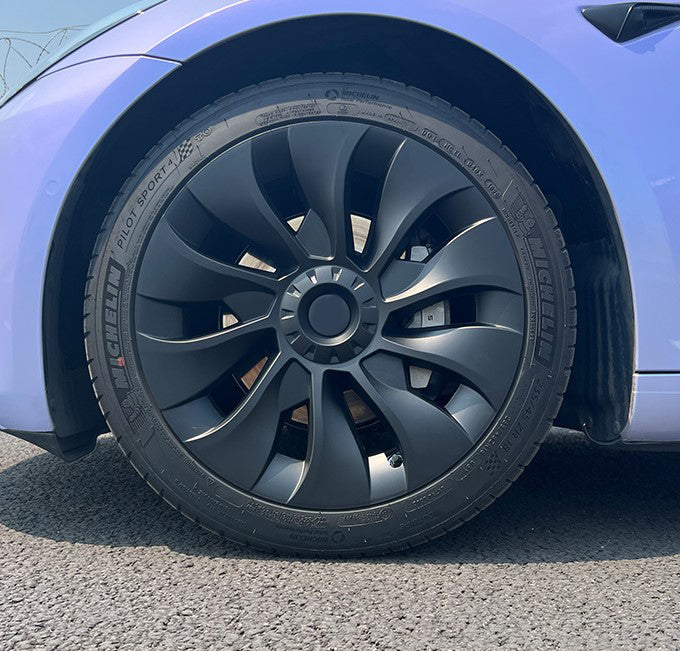 Tesla Model 3 Wheel Covers 18'' Turbine Teslauaccessories