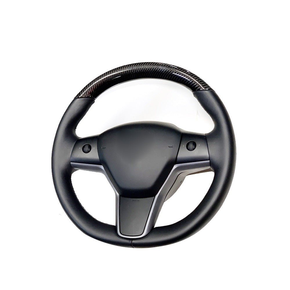 Tesla Model 3/Y Carbon Fiber Standard Steering Wheel Teslauaccessories