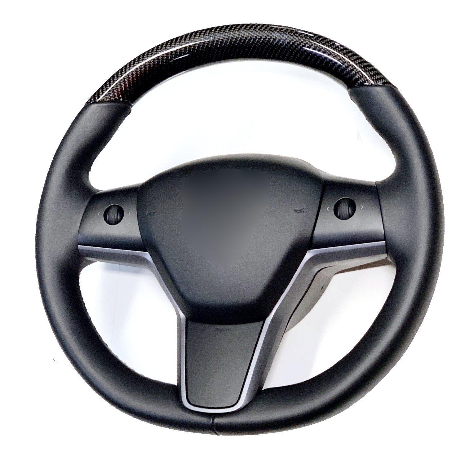 Tesla Model 3/Y Carbon Fiber Standard Steering Wheel Teslauaccessories