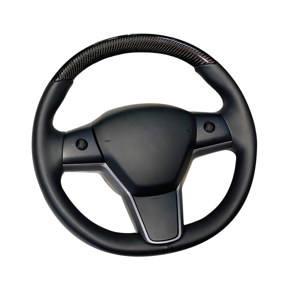 Tesla Model 3/Y Carbon Fiber Standard Steering Wheel Teslauaccessories