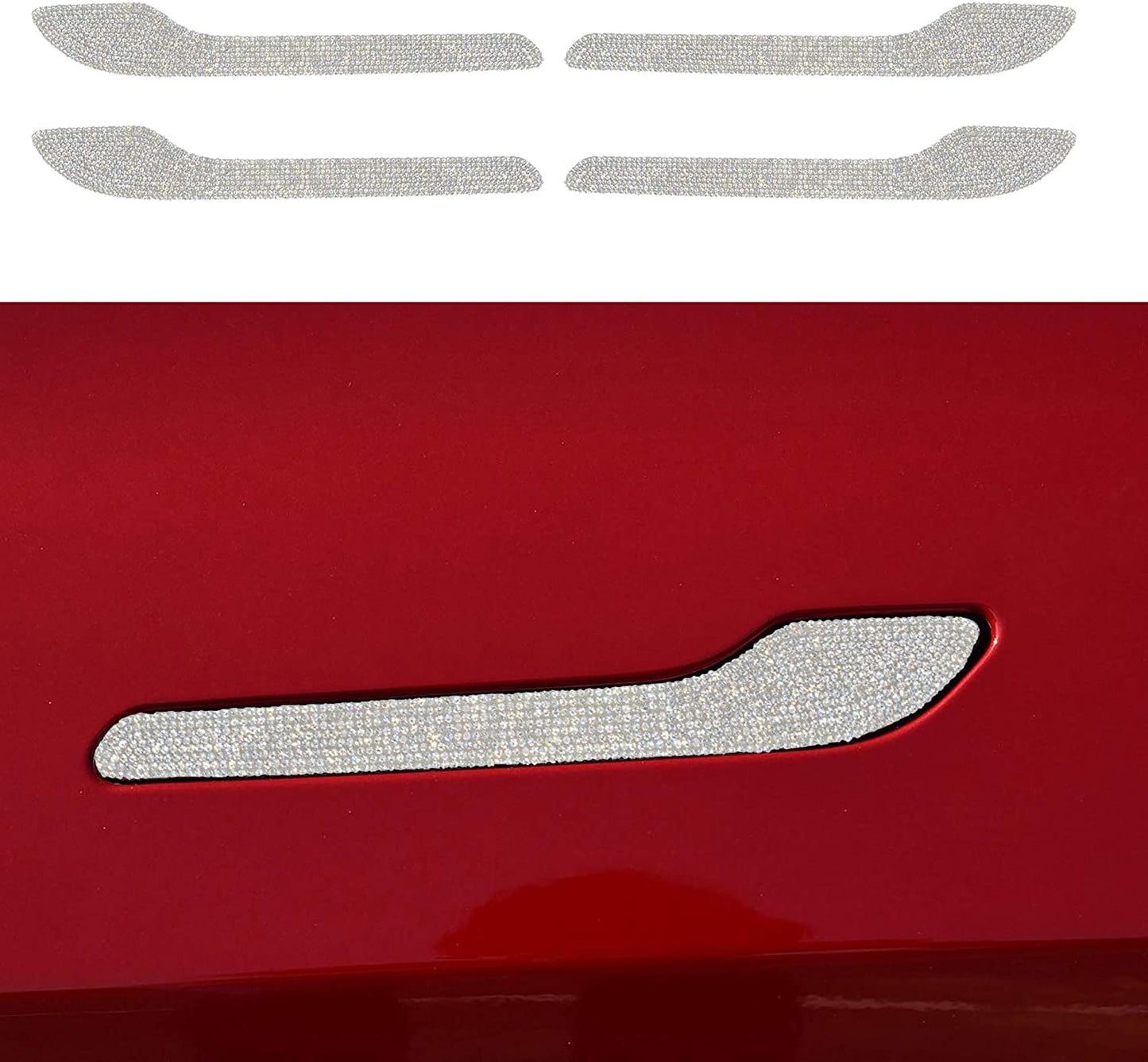 Tesla Model 3/Y Crystal Door Handle Sticker Teslauaccessories