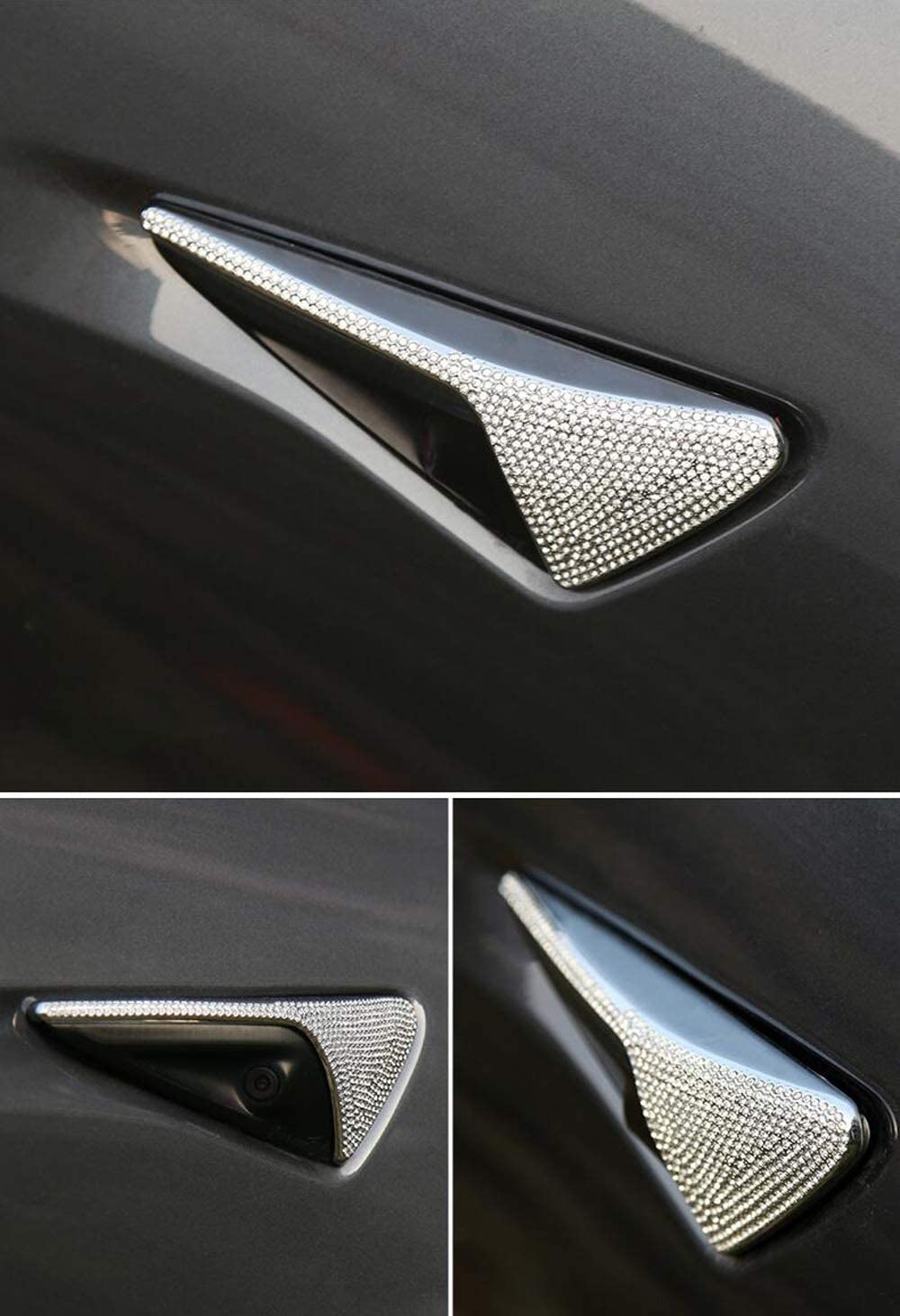 Tesla Model 3/Y Crystal side label decoration Teslauaccessories