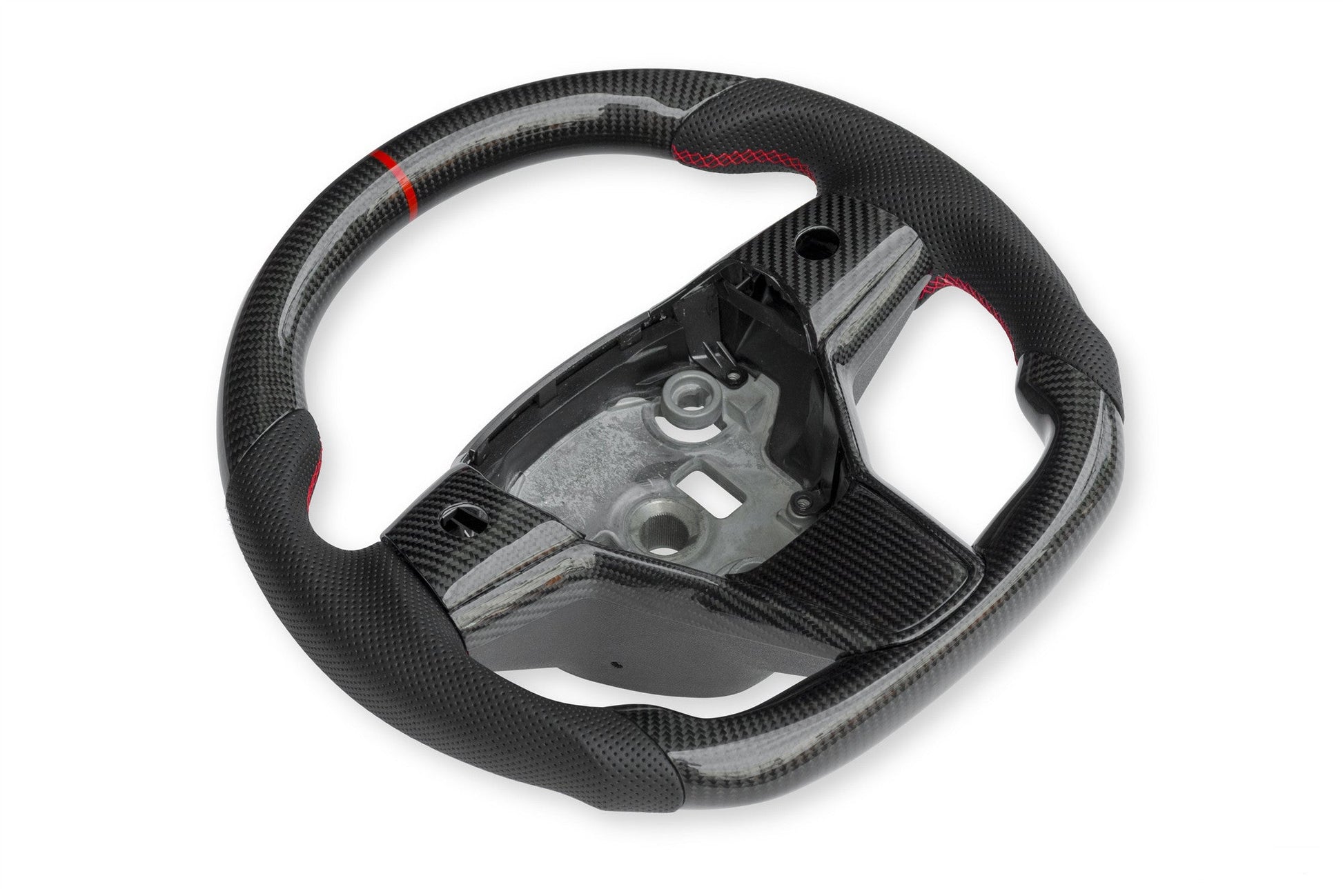 Tesla Model 3 /Y Sport Carbon Fiber Steering Wheel Teslauaccessories