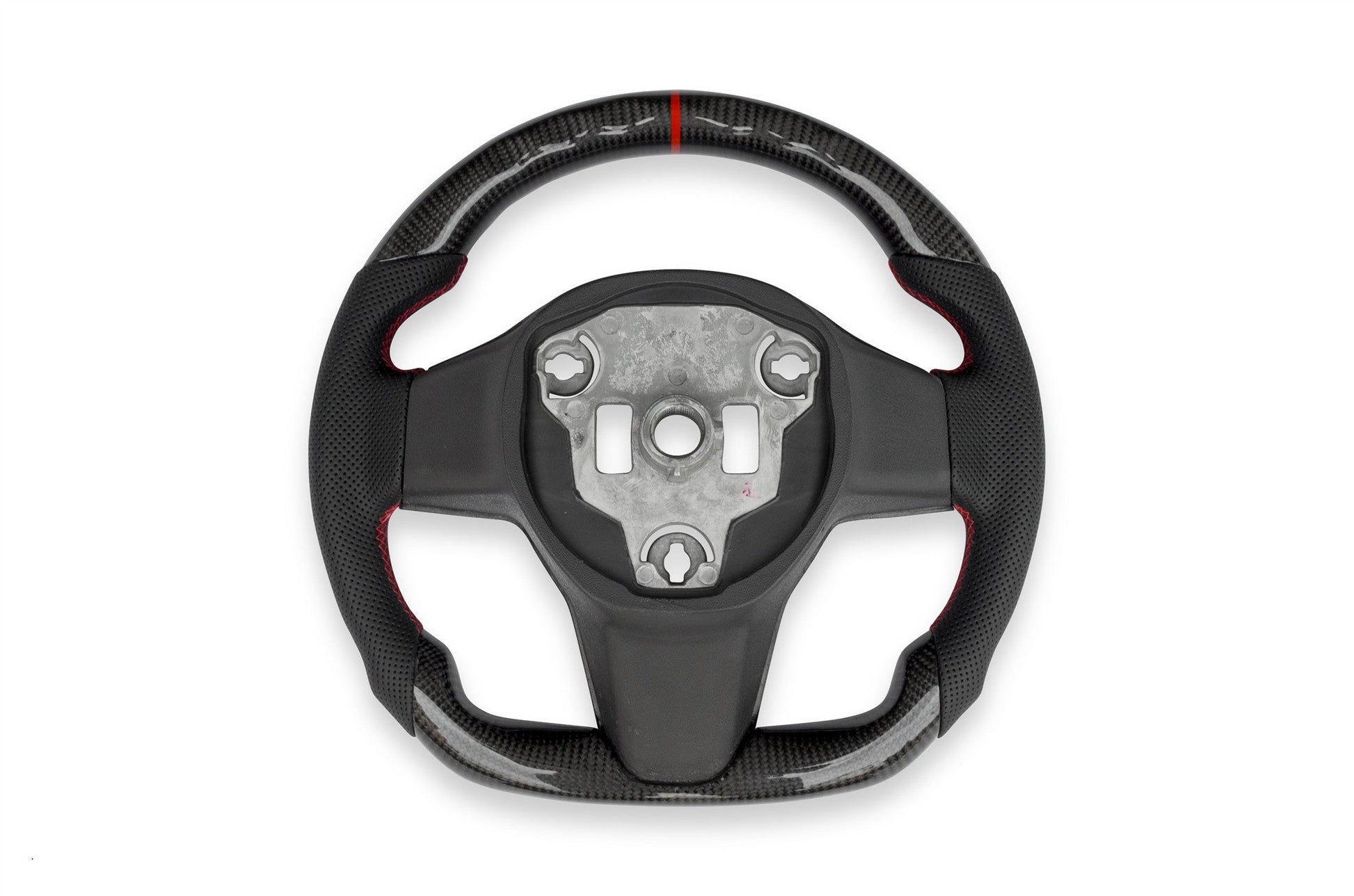 Tesla Model 3 /Y Sport Carbon Fiber Steering Wheel Teslauaccessories