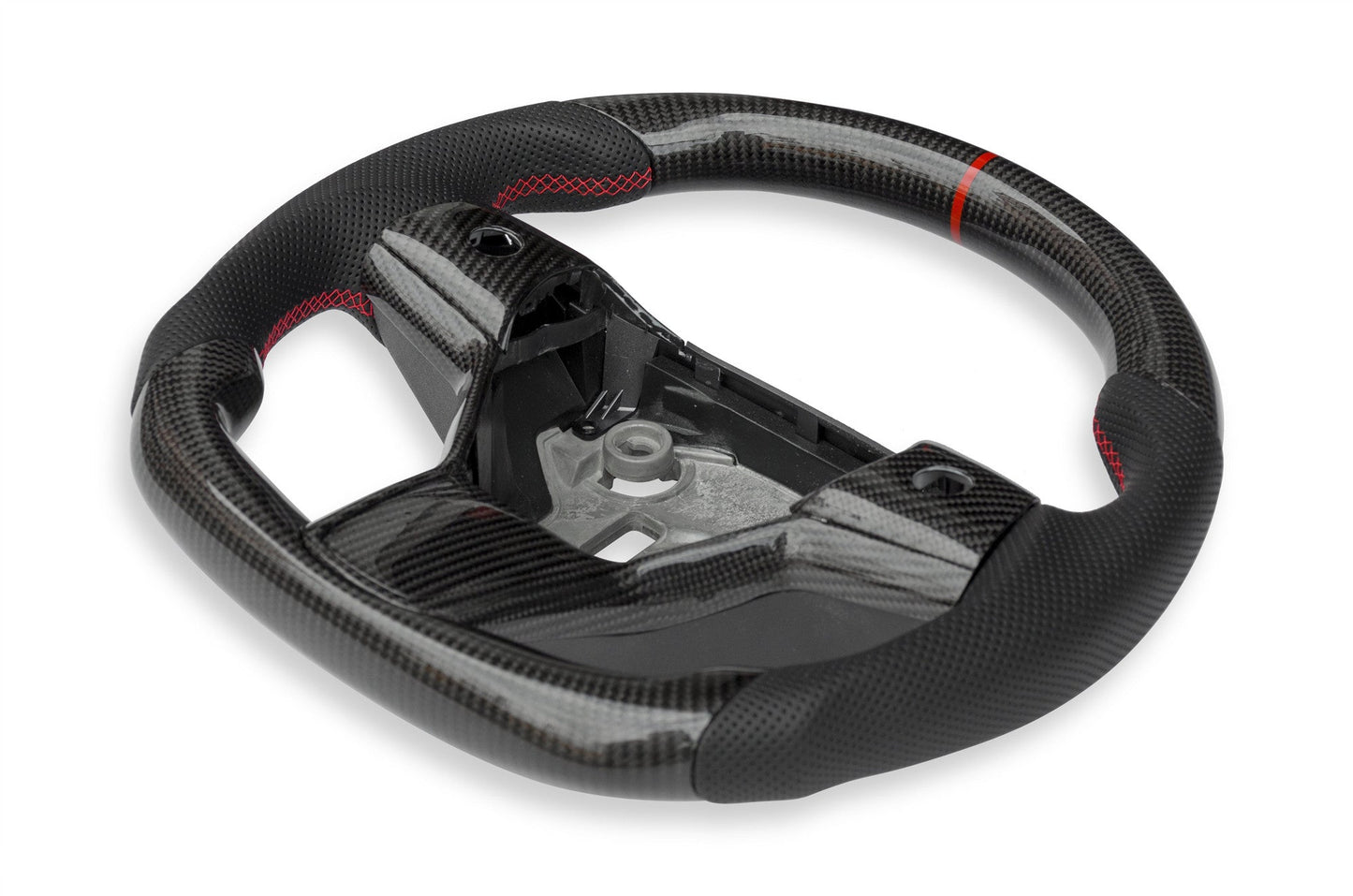 Tesla Model 3 /Y Sport Carbon Fiber Steering Wheel Teslauaccessories