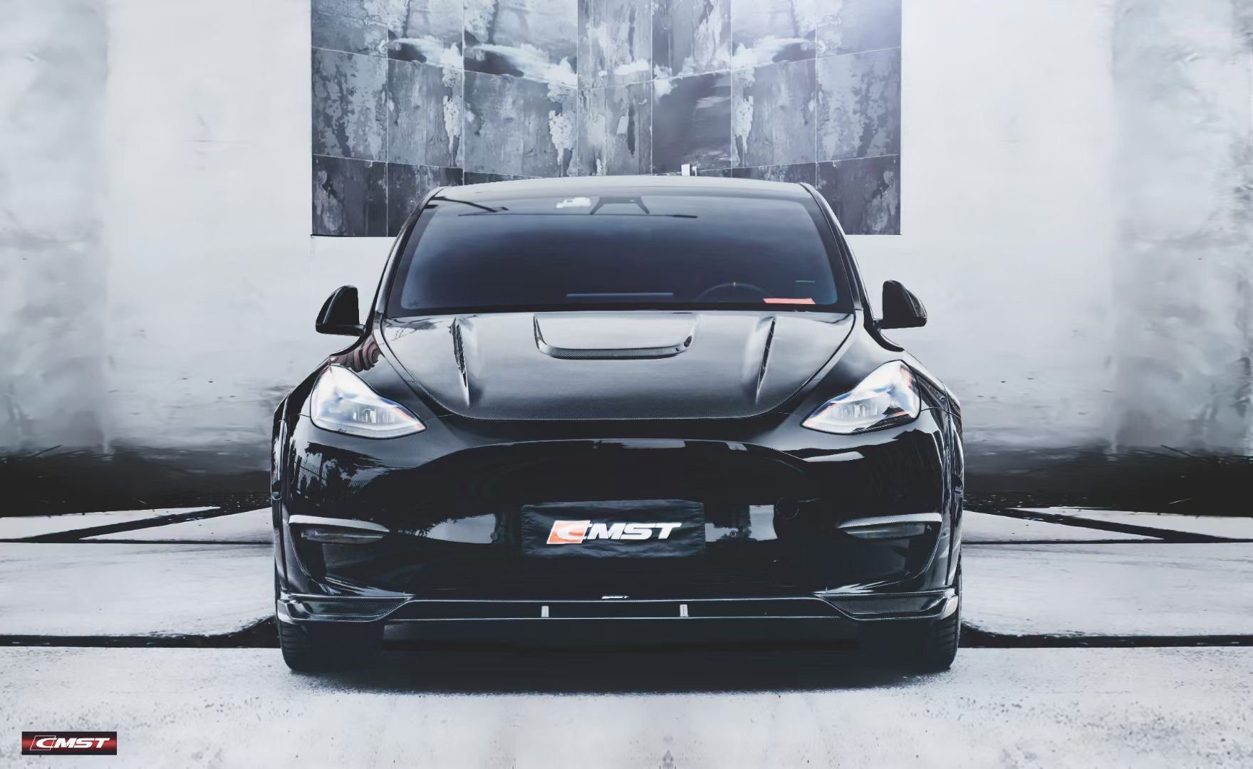 Tesla Model Y Carbon Fiber Hood Bonnet Teslauaccessories