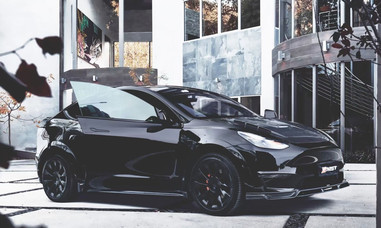 Tesla Model Y Carbon Fiber Hood Bonnet Teslauaccessories