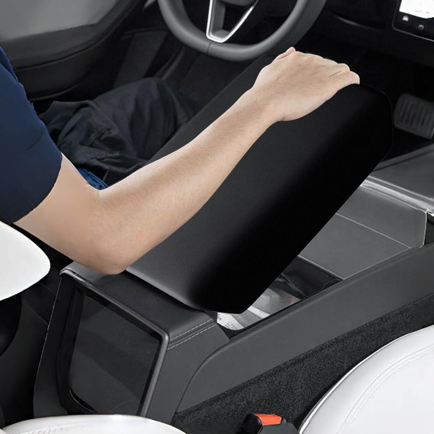 Waterproof Car Armrest Cover for Tesla Model 3/Y Teslauaccessories