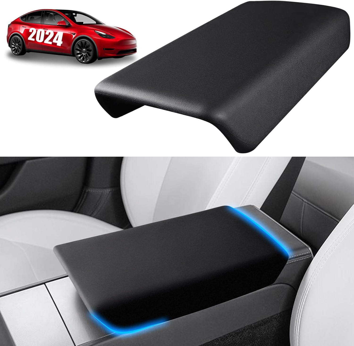 Waterproof Car Armrest Cover for Tesla Model 3/Y Teslauaccessories