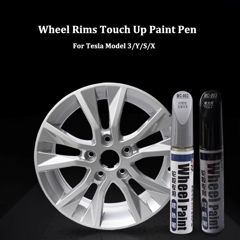 Wheel Rims Touch Up Paint Pen DIY Curb Rash Repair For Tesla Model 3/Y/S/X Teslauaccessories