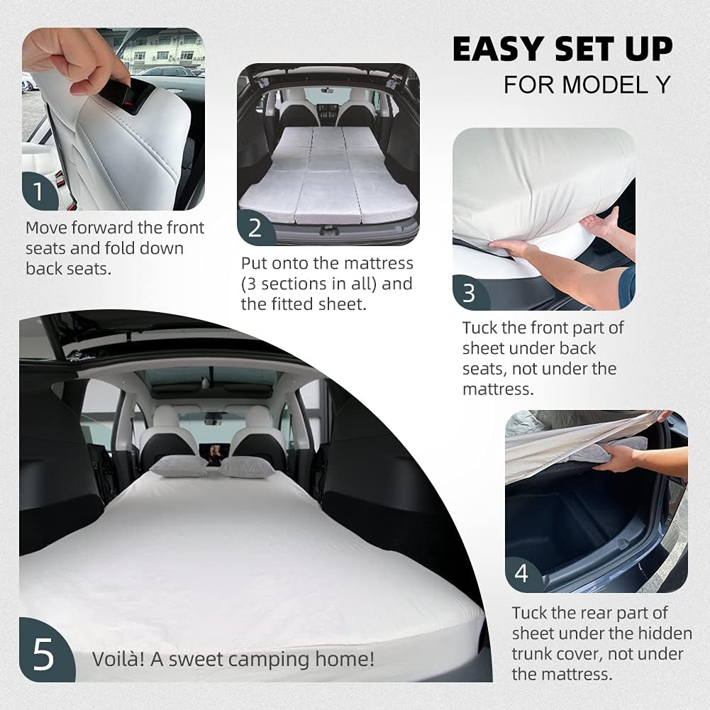 Camping Mattress for Tesla Model Y 2020-2023 Teslauaccessories