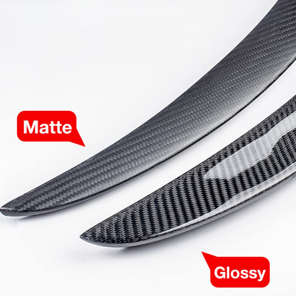 Carbon Fiber Rear Spoiler Wing For Tesla Model Y 3 Teslauaccessories