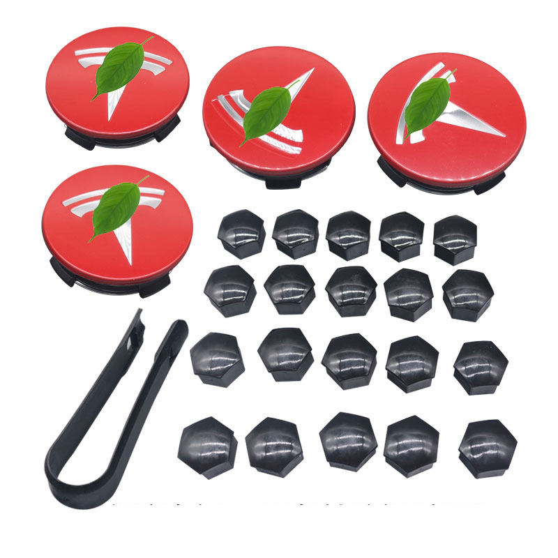 Center Wheel Center Cap Kit With Puller for Tesla Model 3/Y/S/X Teslauaccessories