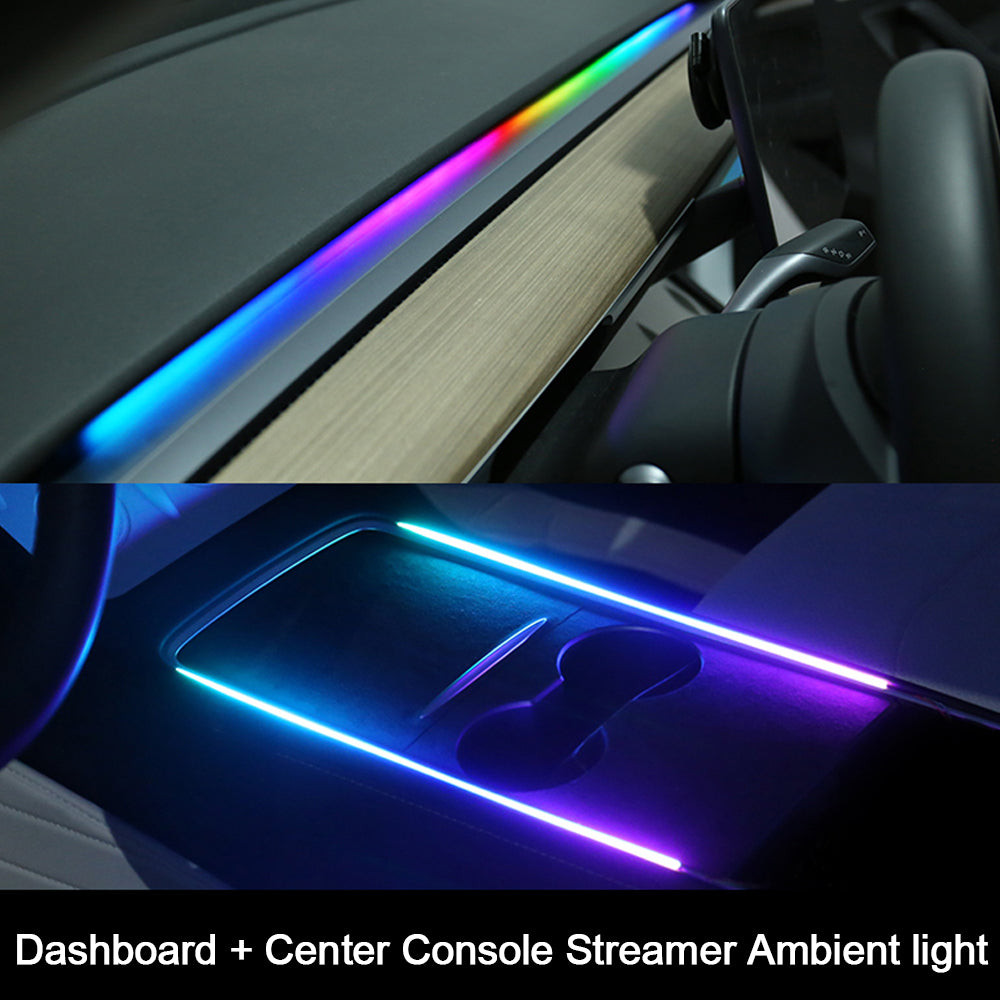 Dashboard Streamer Ambient Light For Telsa Model 3 Y Teslauaccessories