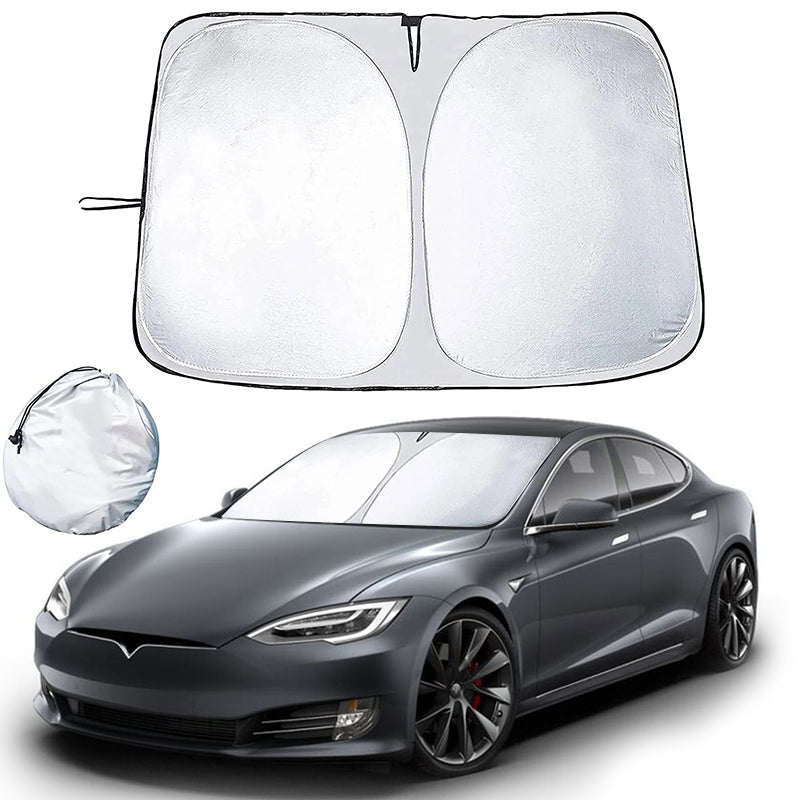 Foldable Windshield Glass Sun Shades for Tesla Model S 3 X Y Teslauaccessories