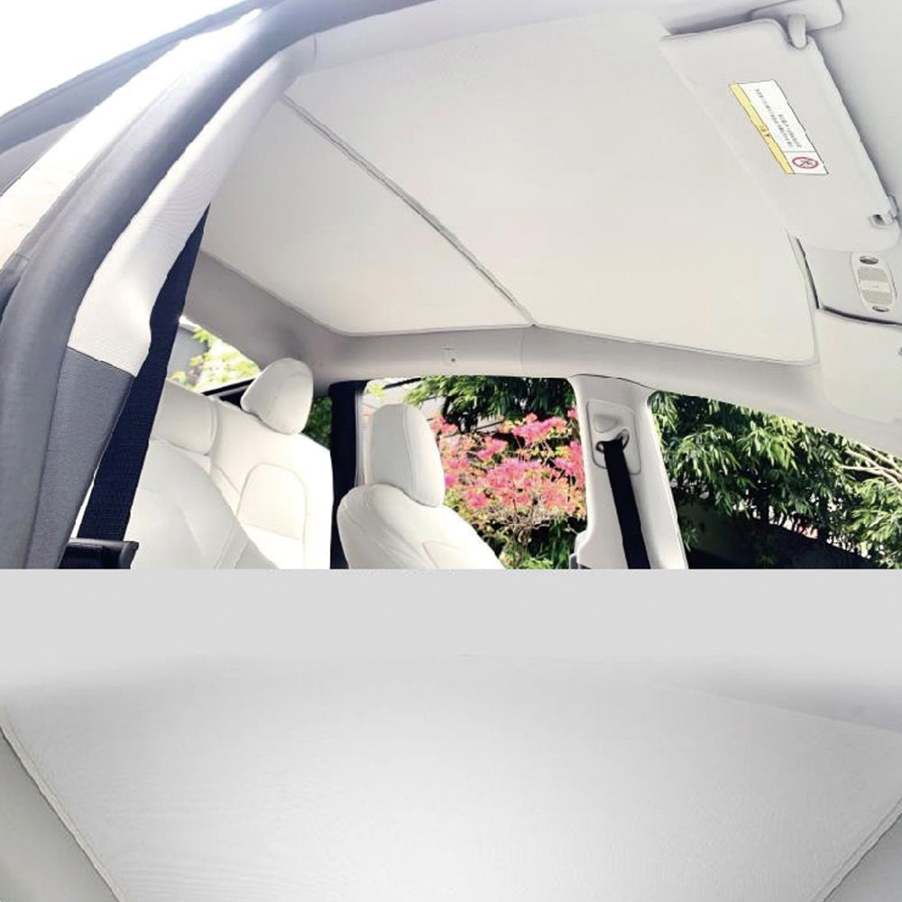 Glass Roof Roof Sun Shade For Tesla Model 3 Y Teslauaccessories