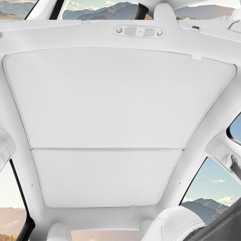 Glass Roof Roof Sun Shade For Tesla Model 3 Y Teslauaccessories