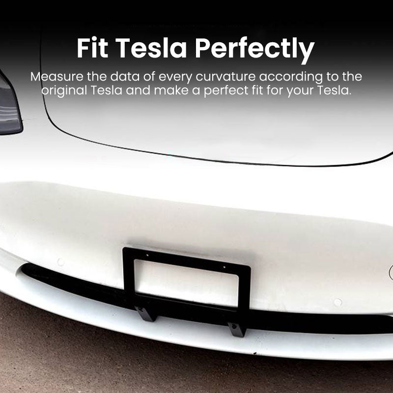 No Drill Front License Plate Frames Covers for Tesla Model 3/Y Teslauaccessories