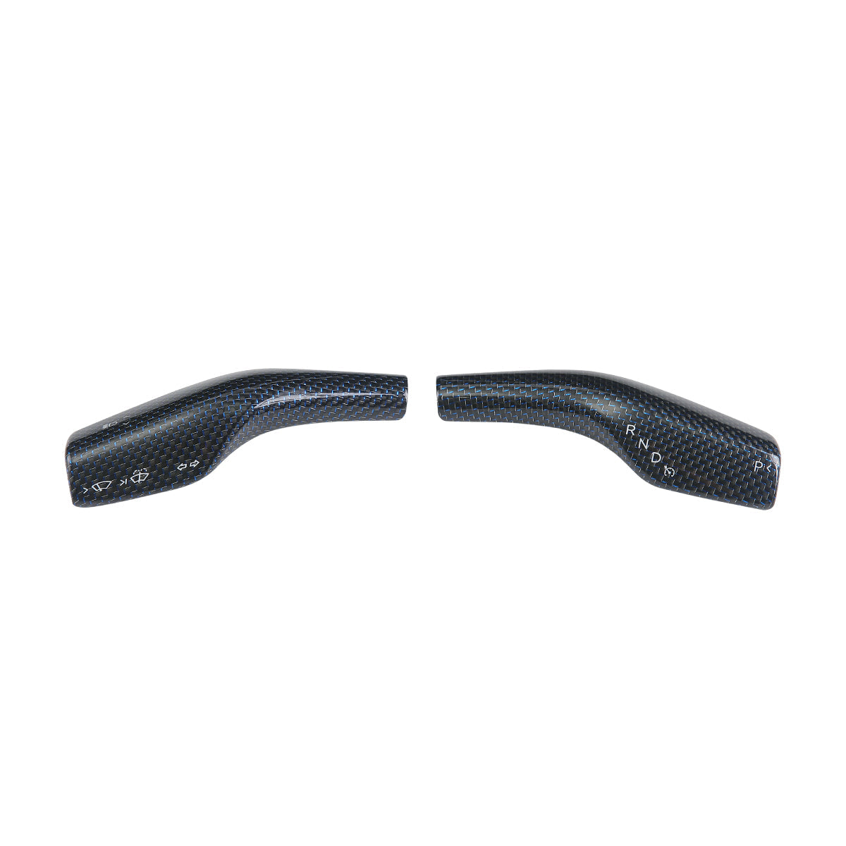 Real Carbon Fiber Stalk Cover for Tesla Model 3 Y Teslauaccessories